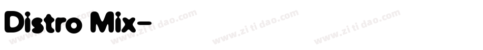 Distro Mix字体转换